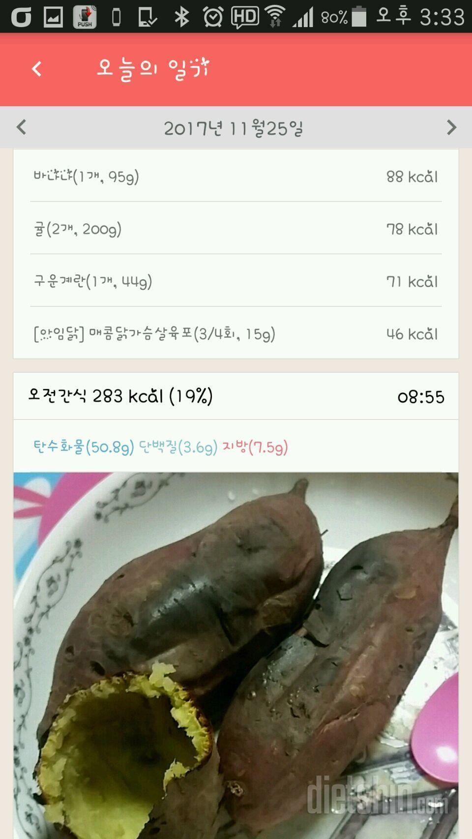 62일차-식단일기(결국군것질><).