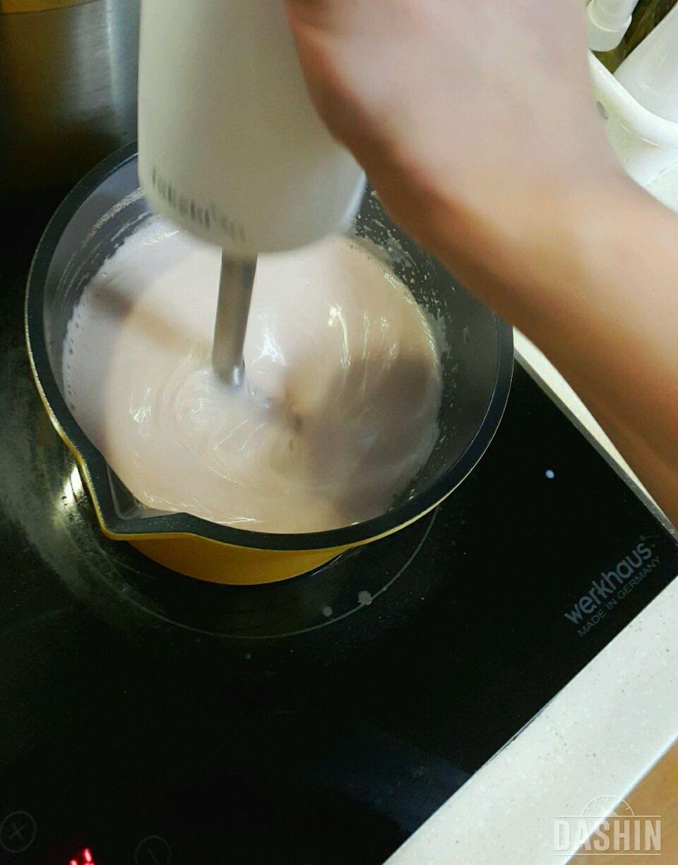 👉현미코코그래놀라로 코코라떼만들기☕