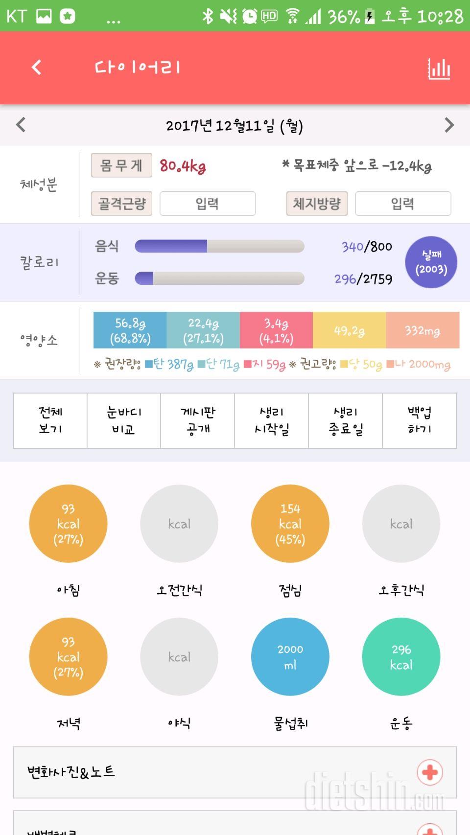 30일 야식끊기 1일차 성공!