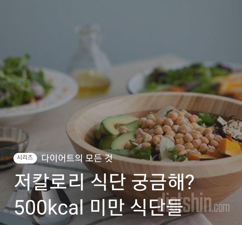 저칼로리 식단!!!