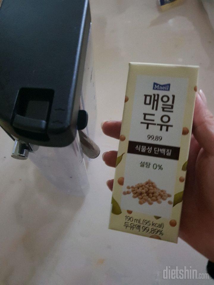 매일두유9989로 카푸치노만들기!