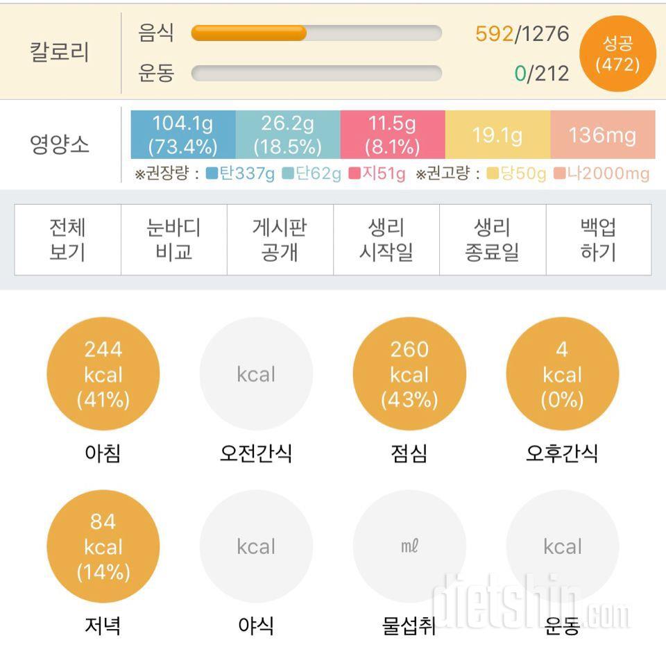 30일 야식끊기 1일차 성공!