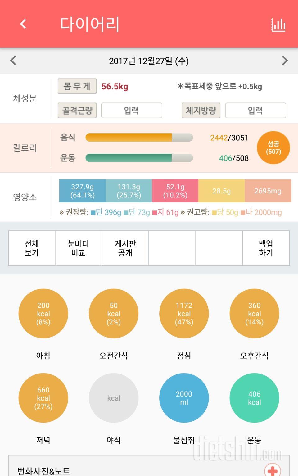 30일 하루 2L 물마시기 46일차 성공!