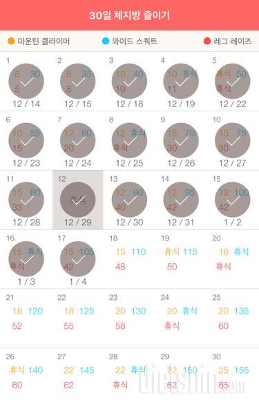 30일 체지방 줄이기 47일차 성공!