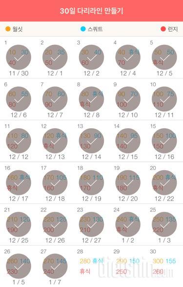 30일 다리라인 만들기 27일차 성공!