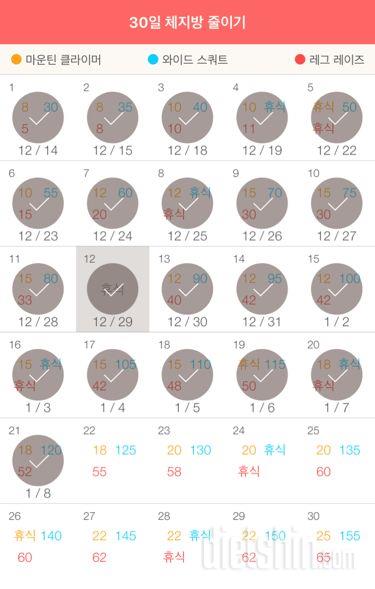 30일 체지방 줄이기 51일차 성공!