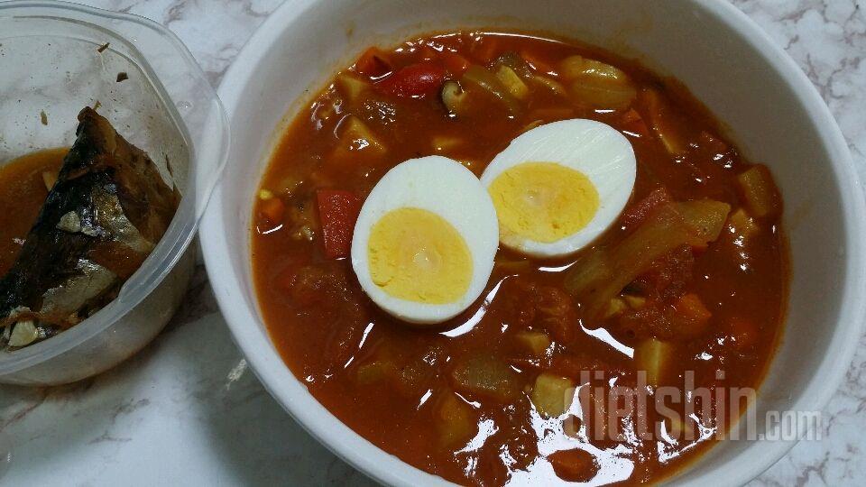 토마토스튜에  단백질