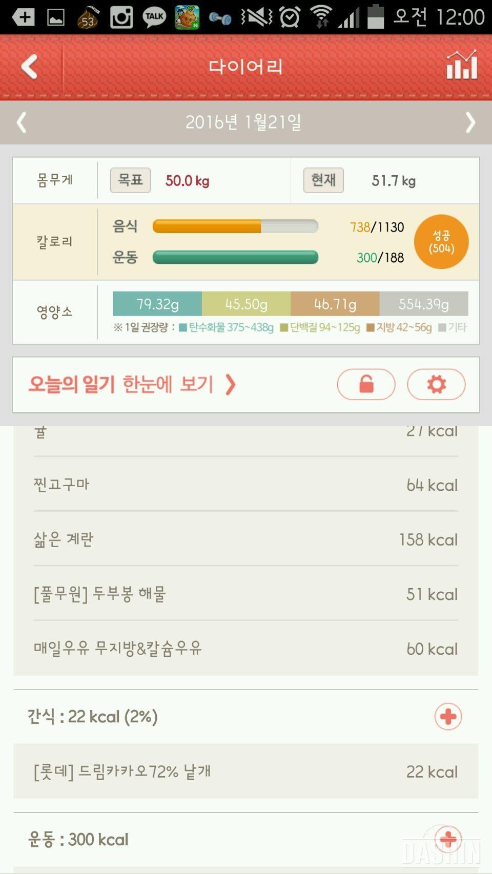 [160121] 밀가루 끊기 15일차