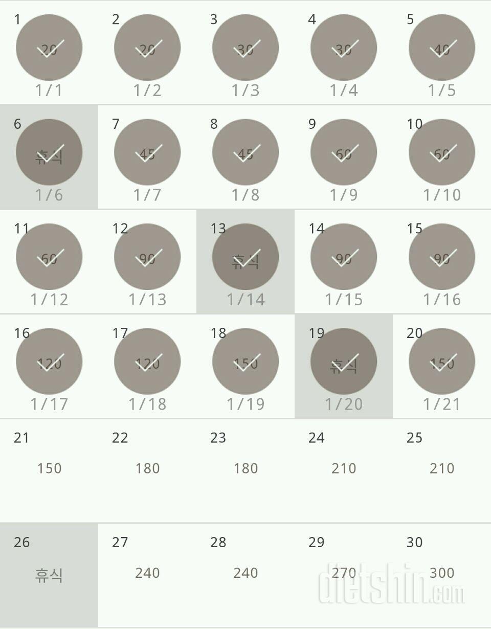 30일 플랭크 80일차 성공!