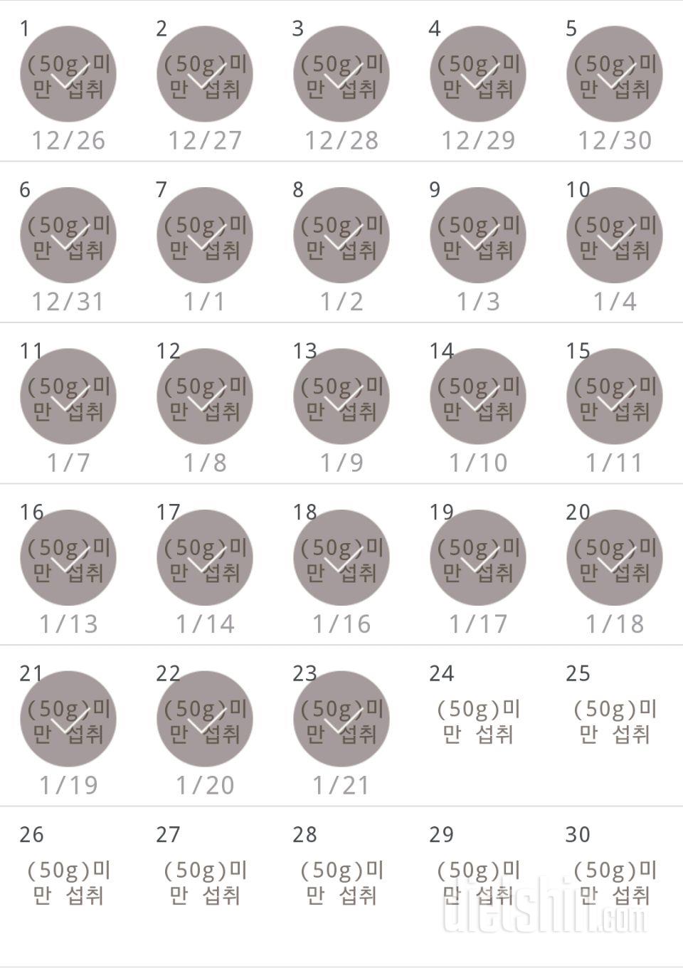 30일 당줄이기 53일차 성공!