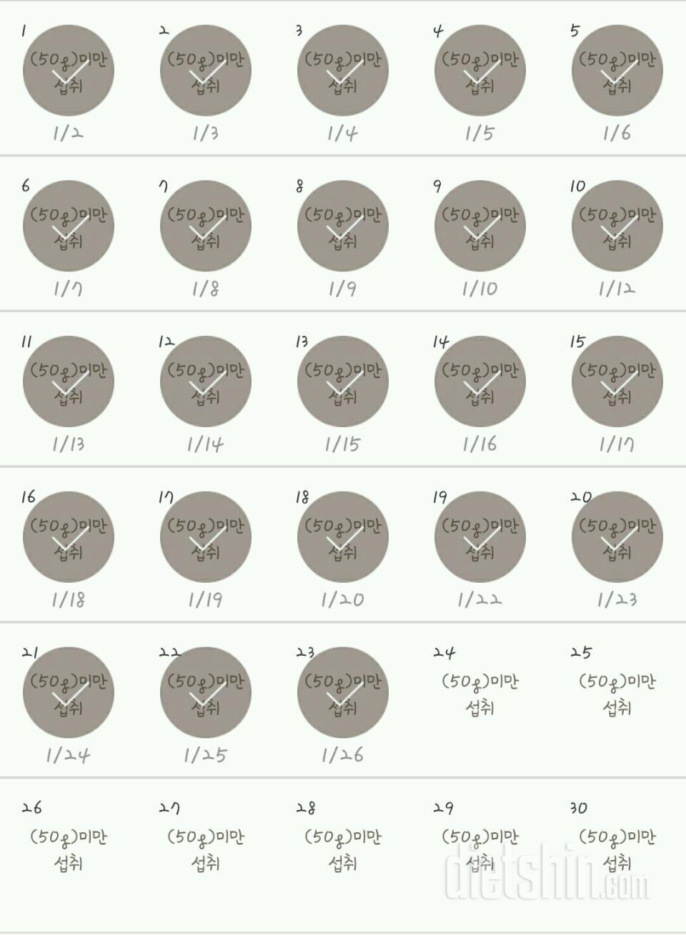 30일 당줄이기 23일차 성공!