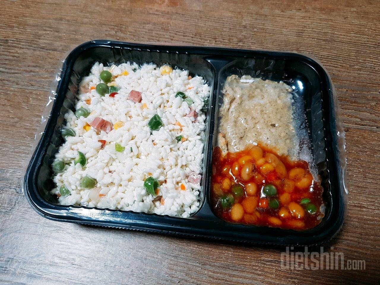 맛있는 혼밥 [햄야채볶음밥&두부스테이크] 후기