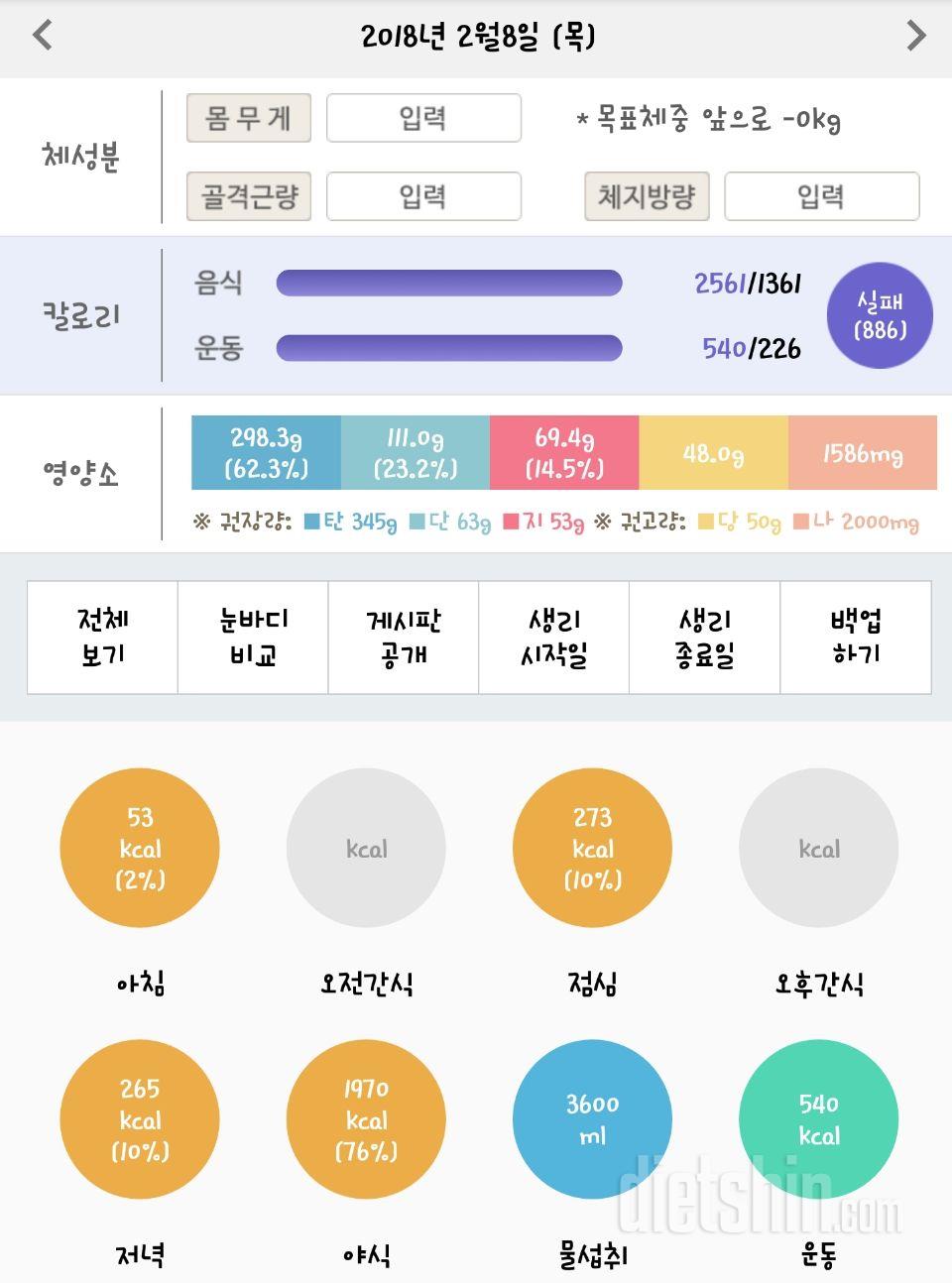 2월8일  일기ㅡ폭망2일째