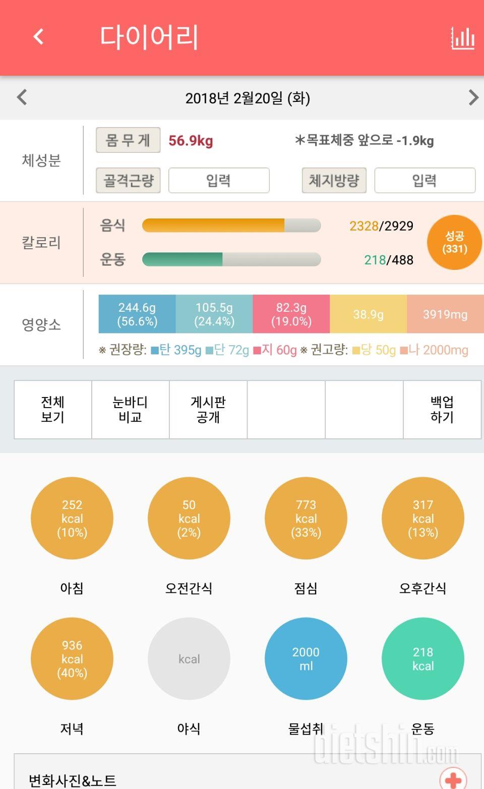 30일 하루 2L 물마시기 98일차 성공!