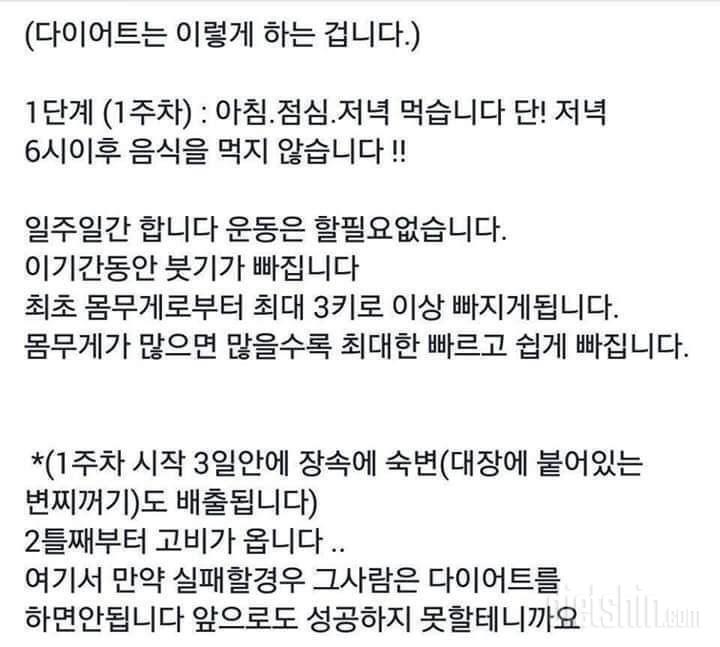 혹시 이 식단이랑 방법으로 살 빼신 분 있으신가요??