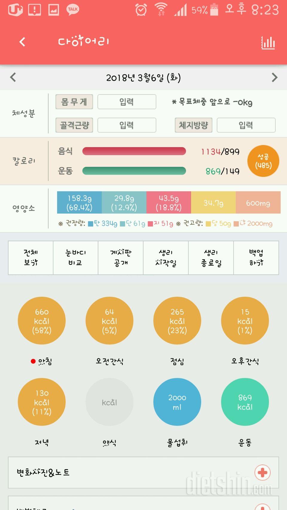 30일 야식끊기 110일차 성공!