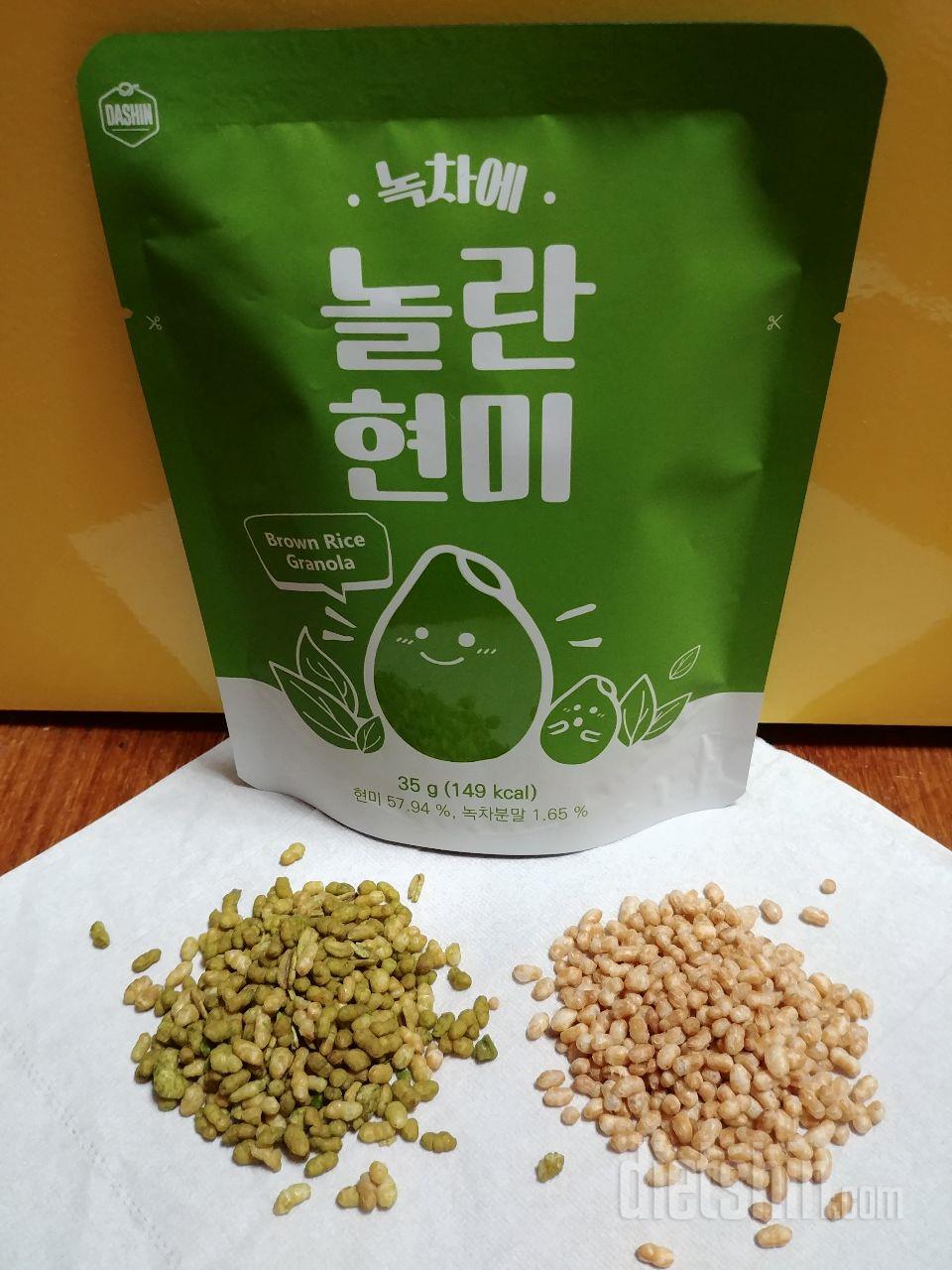 녹차맛이 젤 현미같아요