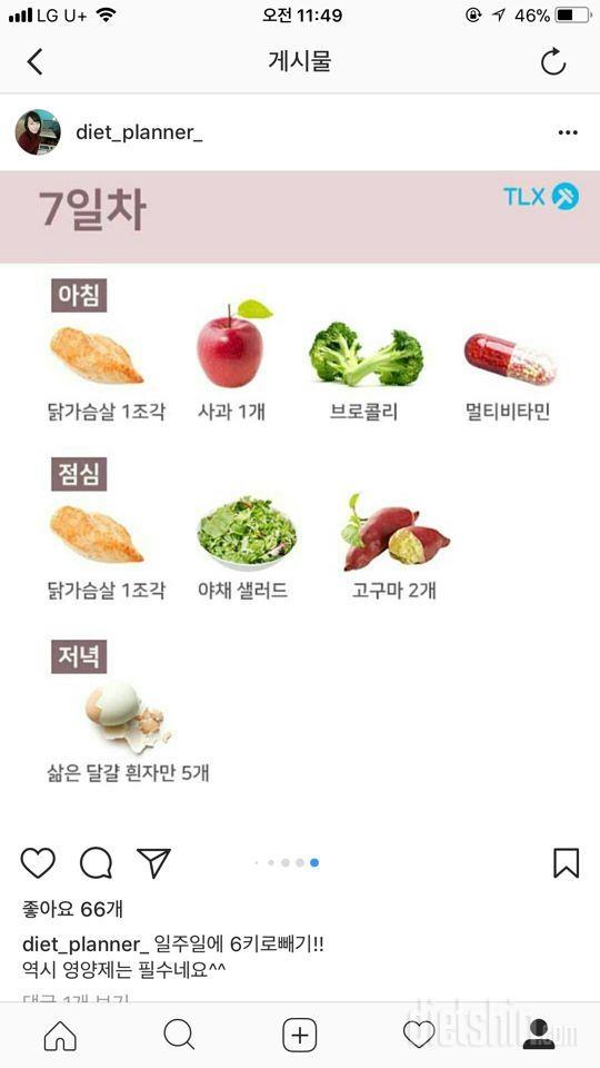 귀차니즘 직장인 식단