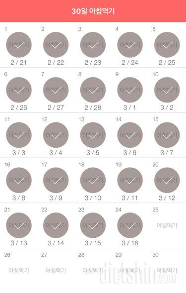 30일 아침먹기 294일차 성공!