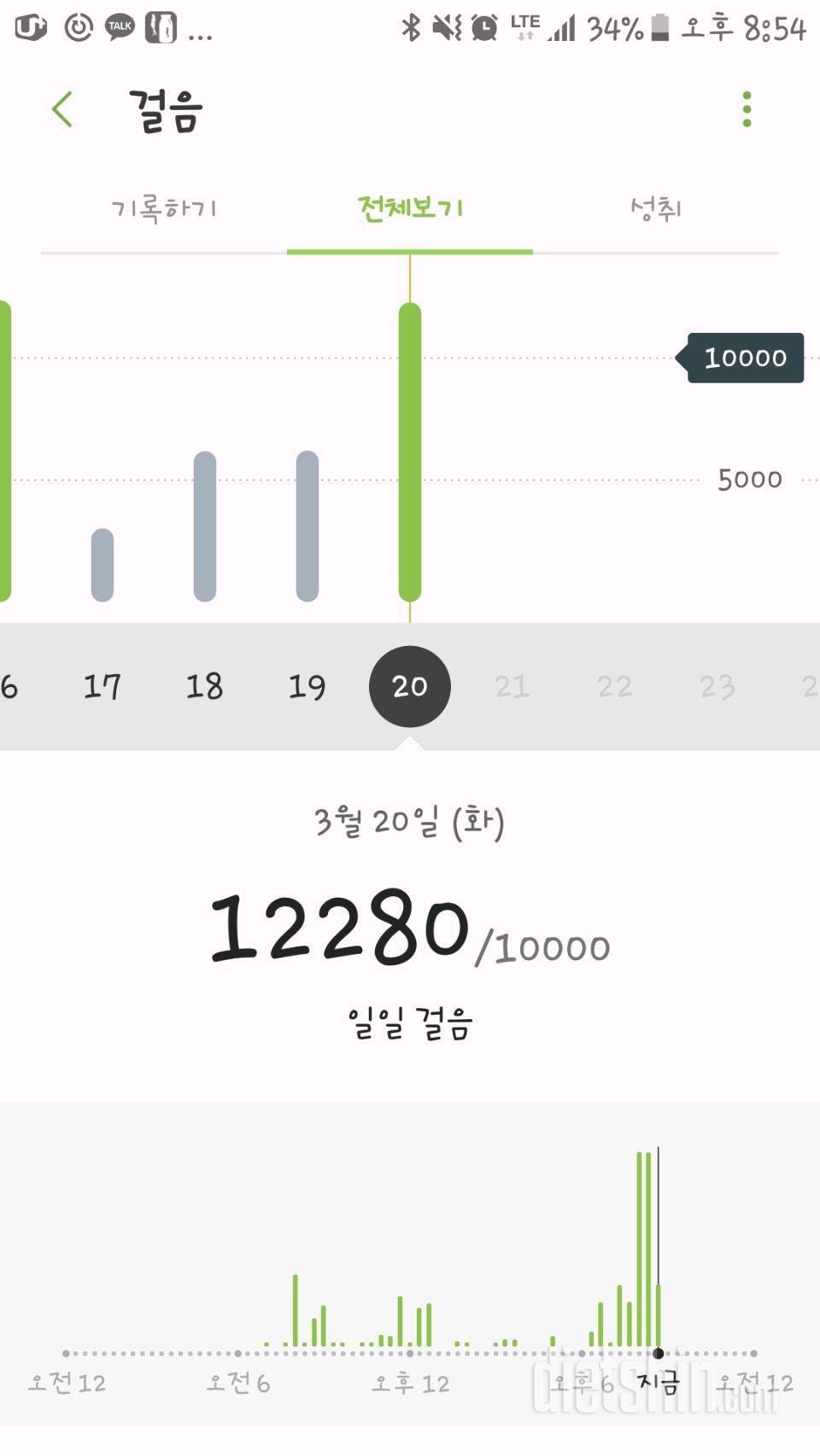 30일 만보 걷기 2일차 성공!