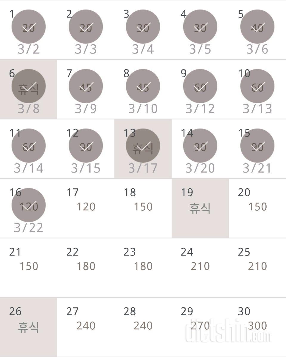 30일 플랭크 136일차 성공!