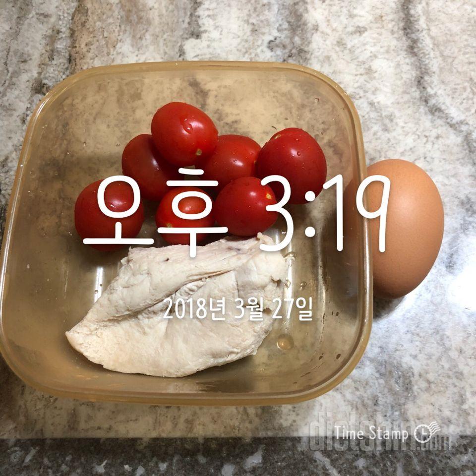 3월 27일 아침, 점심 - 285kcal, 161kcal