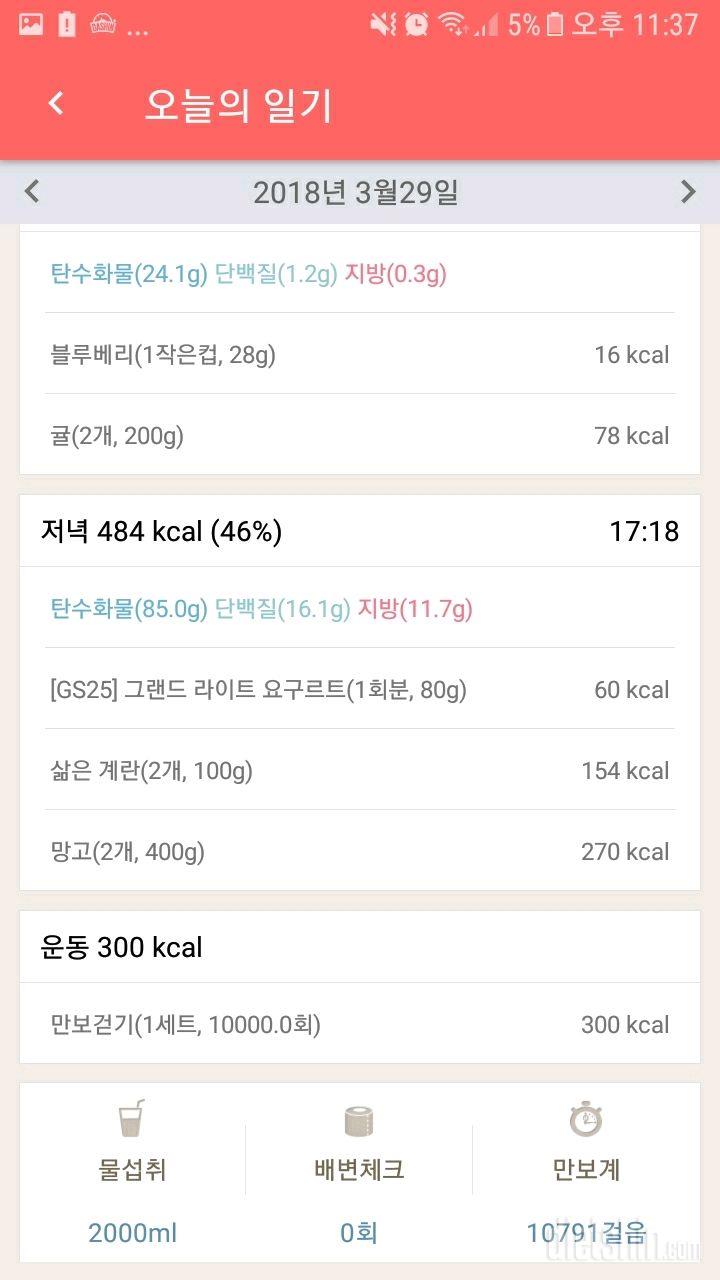 30일 야식끊기 3일차 성공!