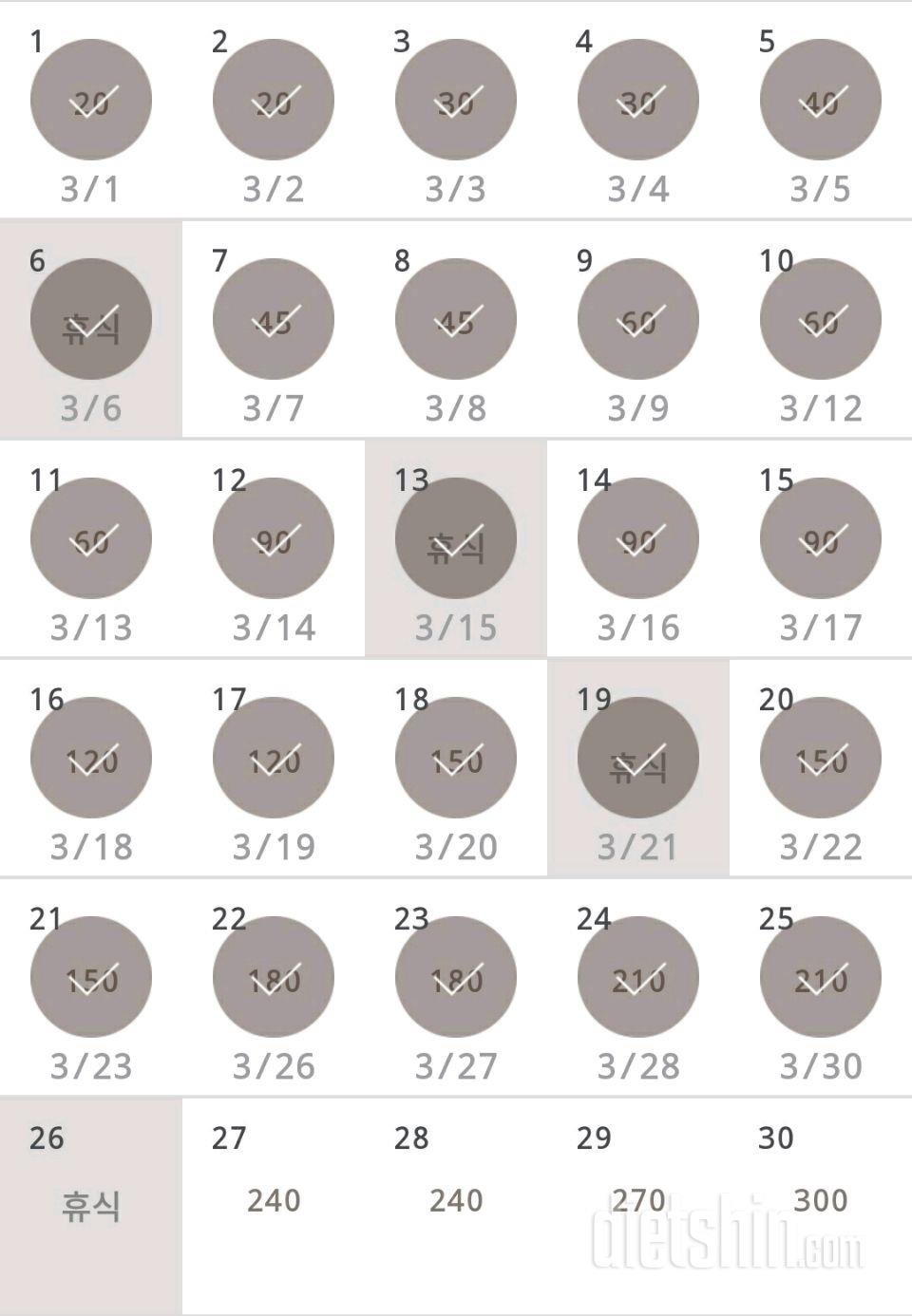 30일 플랭크 115일차 성공!