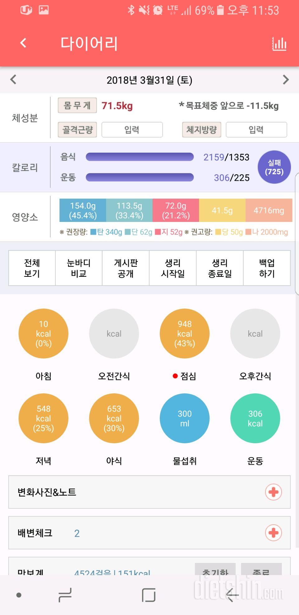 3월31일 저녁 야식