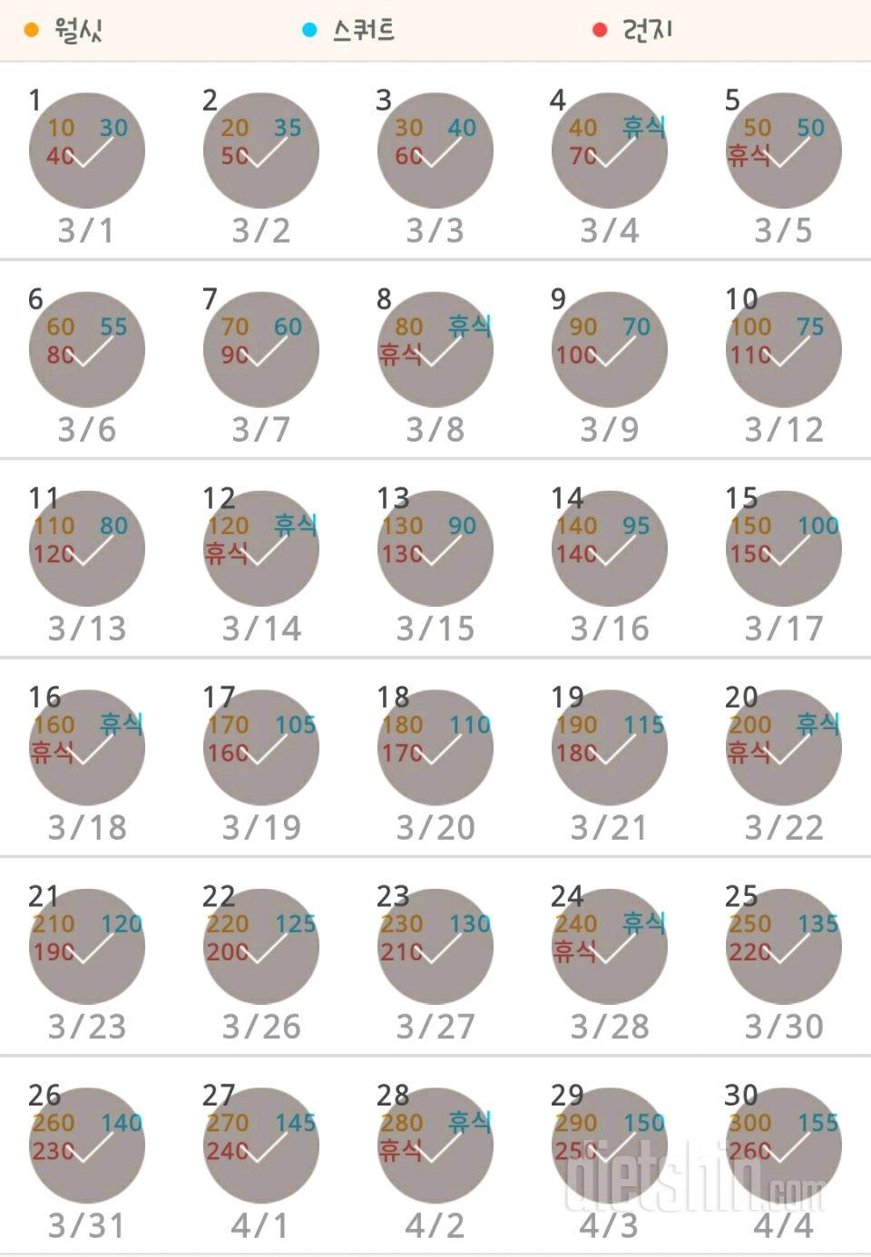 30일 다리라인 만들기 90일차 성공!