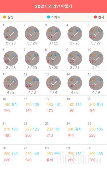 30일 다리라인 만들기 15일차 성공!