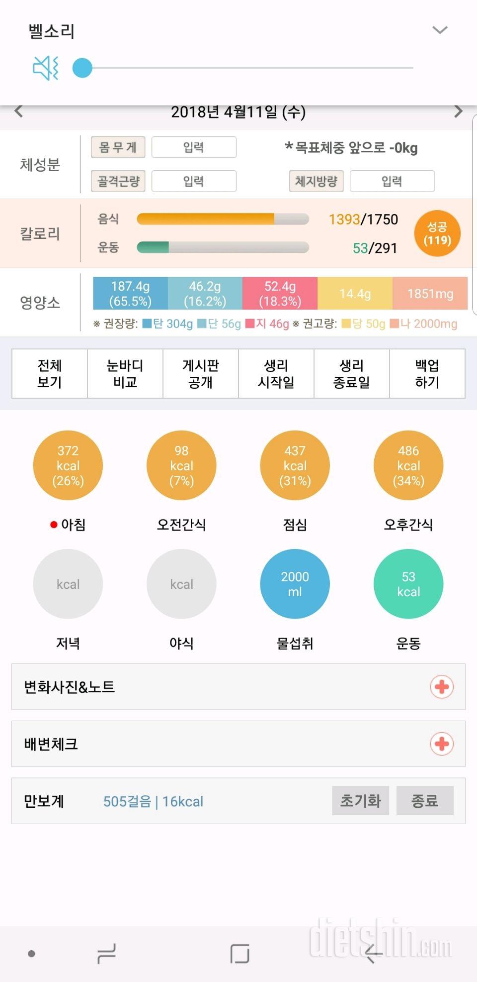 30일 야식끊기 39일차 성공!