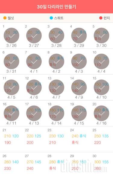 30일 다리라인 만들기 20일차 성공!