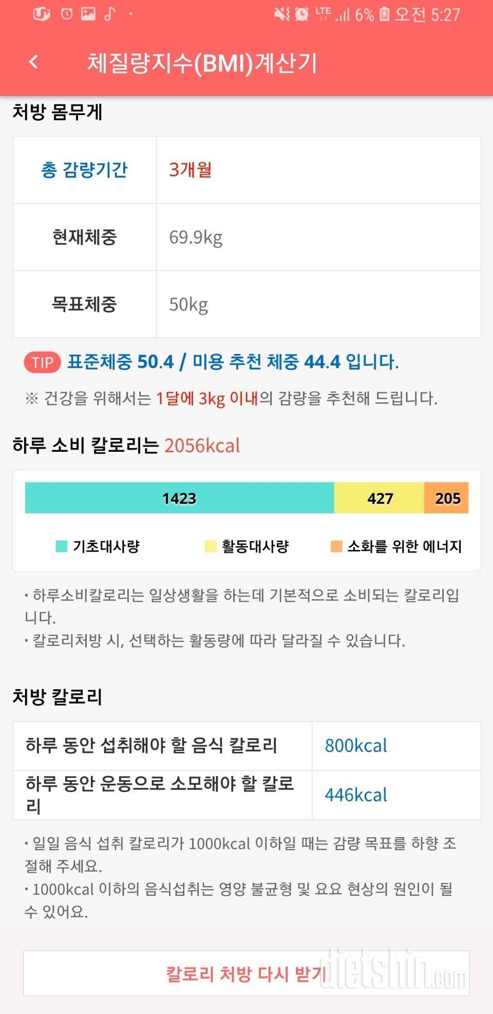 4월19일부터 다이어트 시작