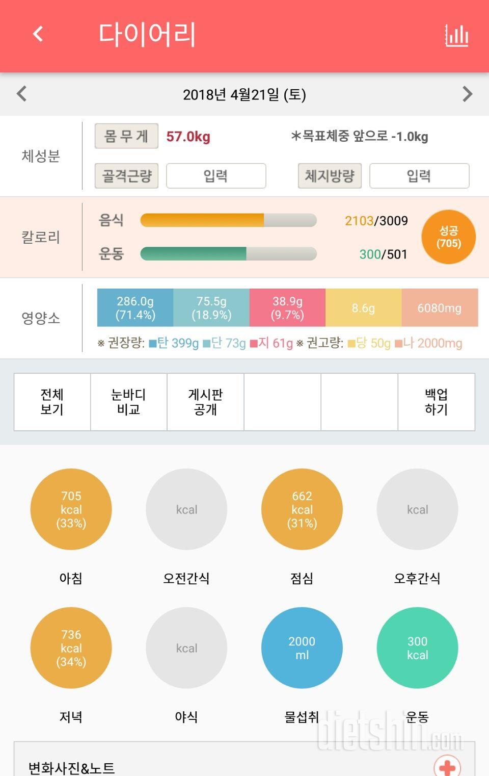 30일 하루 2L 물마시기 153일차 성공!