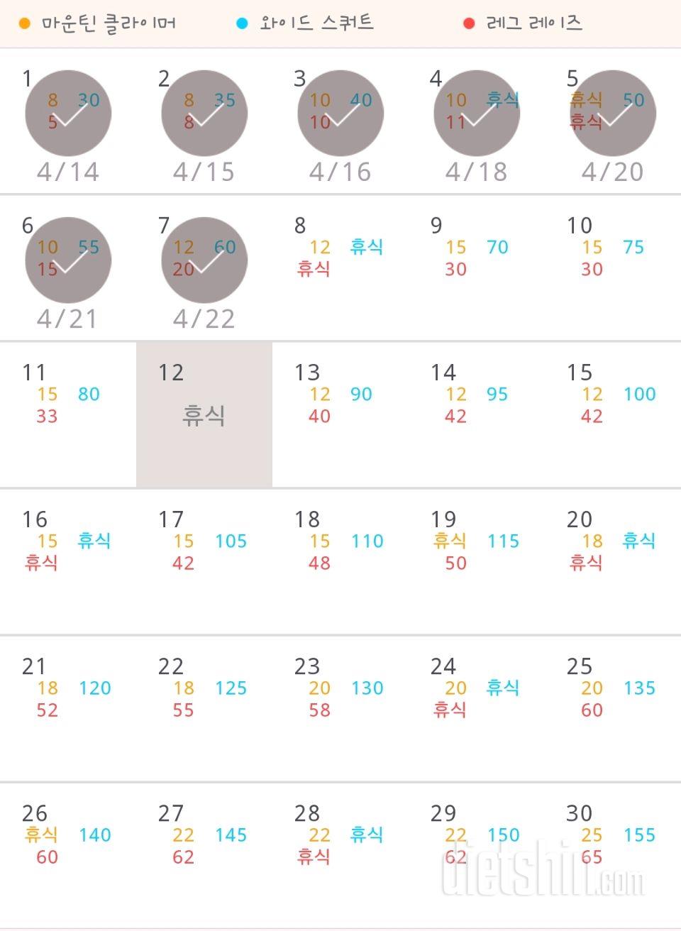 30일 체지방 줄이기 67일차 성공!