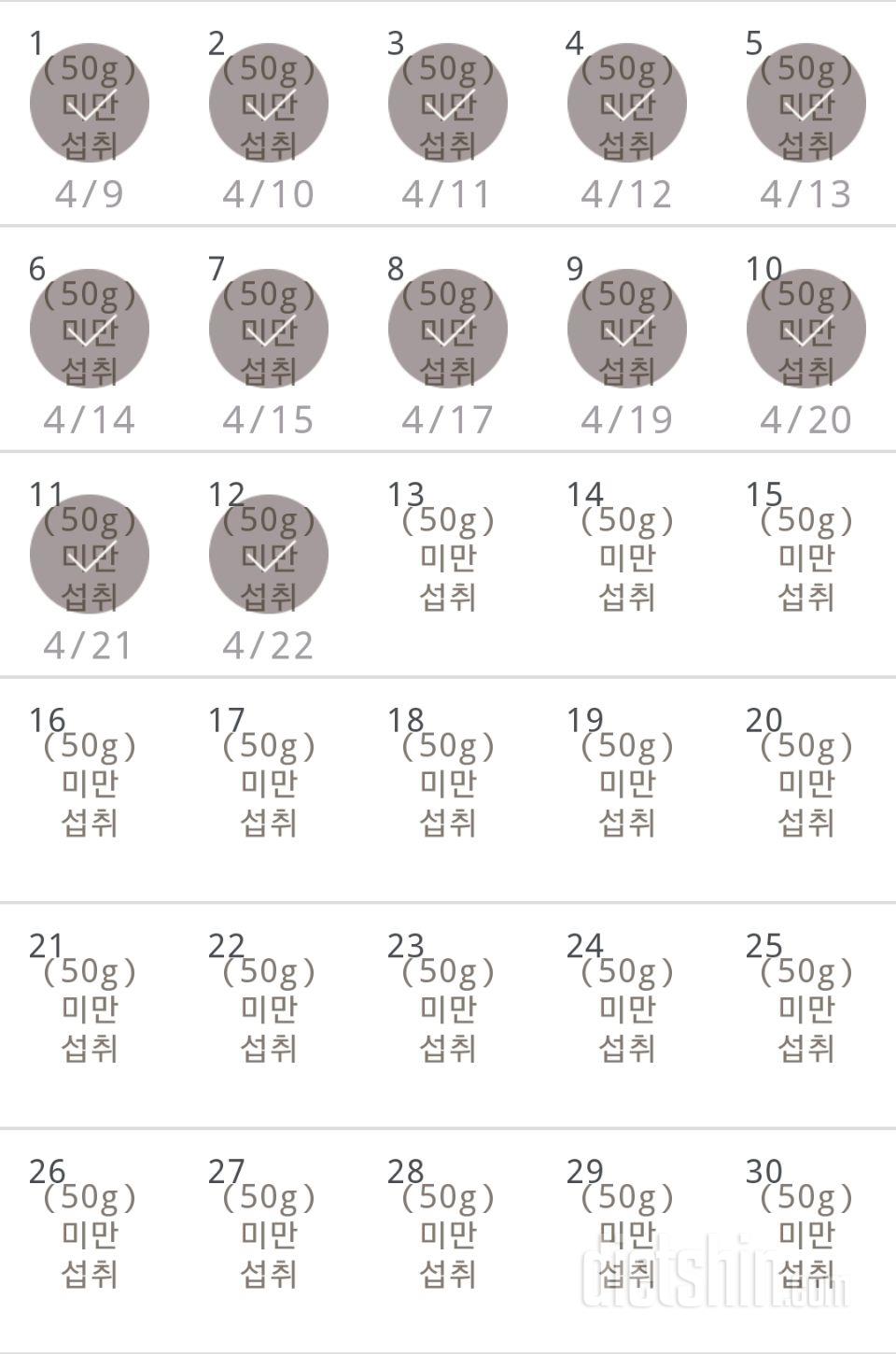 30일 당줄이기 42일차 성공!