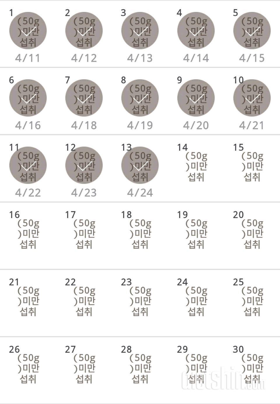 30일 당줄이기 43일차 성공!