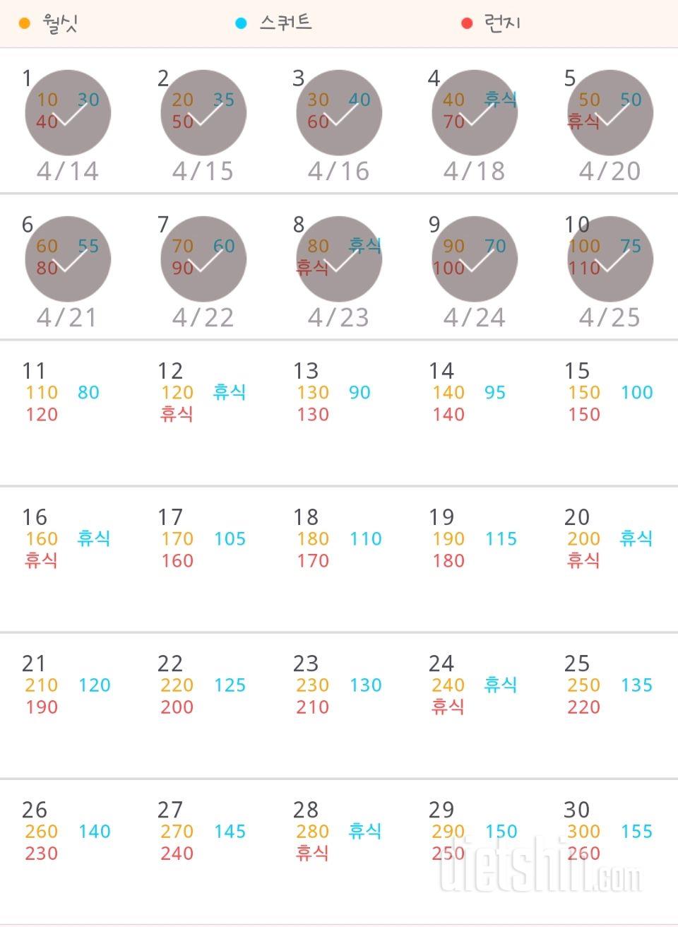 30일 다리라인 만들기 100일차 성공!