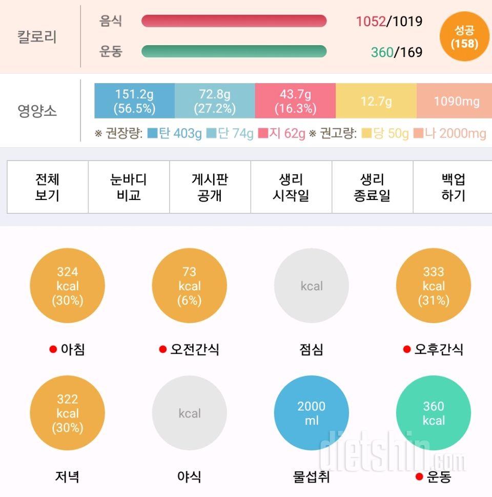 30일 하루 2L 물마시기 2일차 성공!