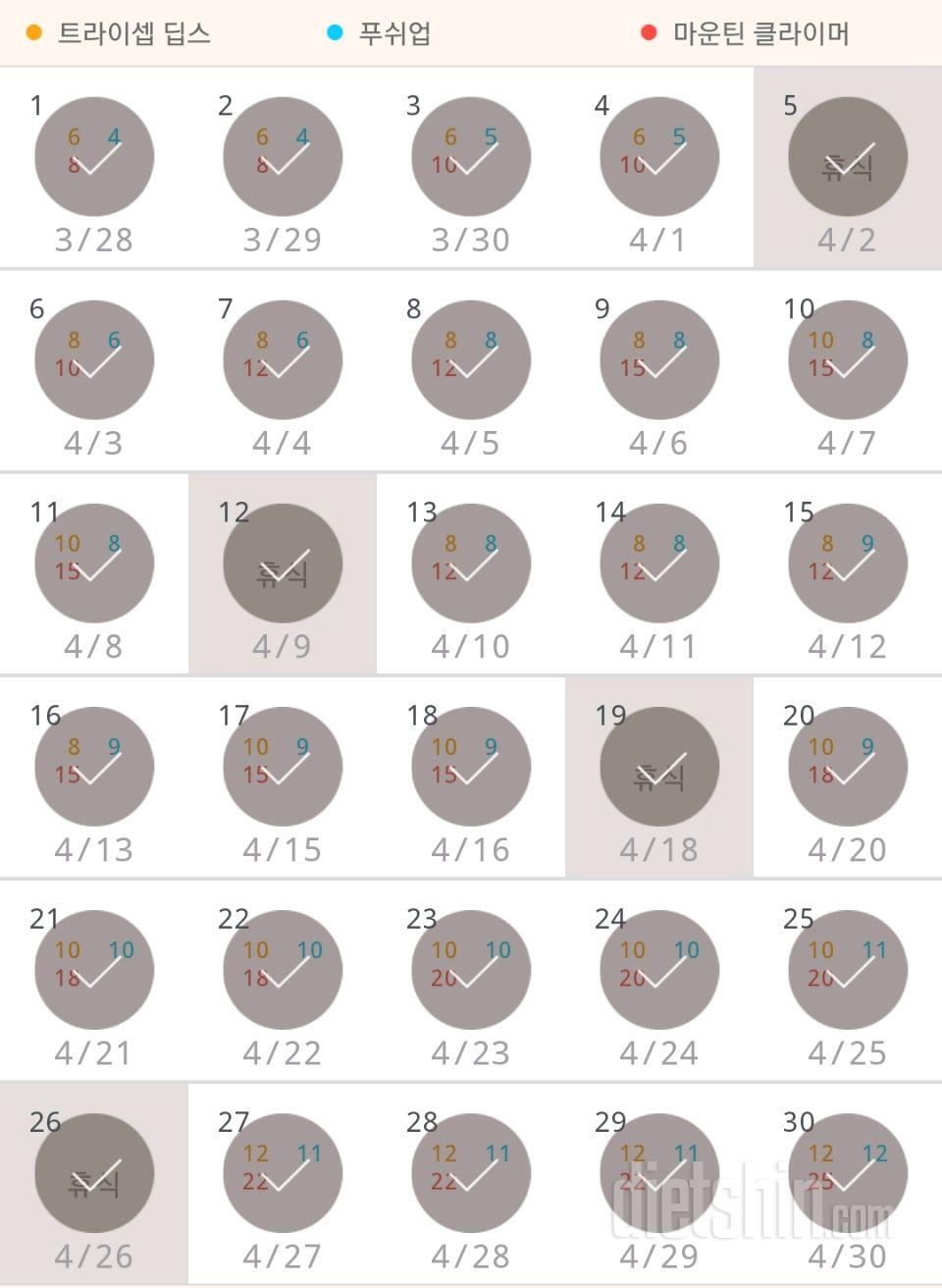 30일 슬림한 팔 150일차 성공!