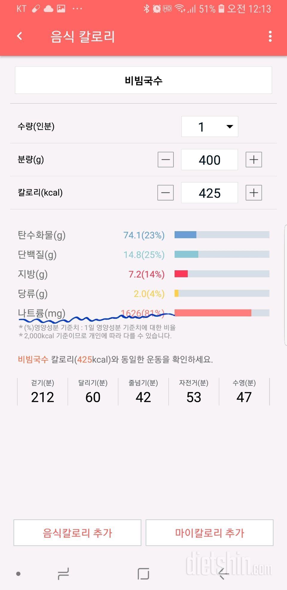 어쩔수 없는 야식이라면...