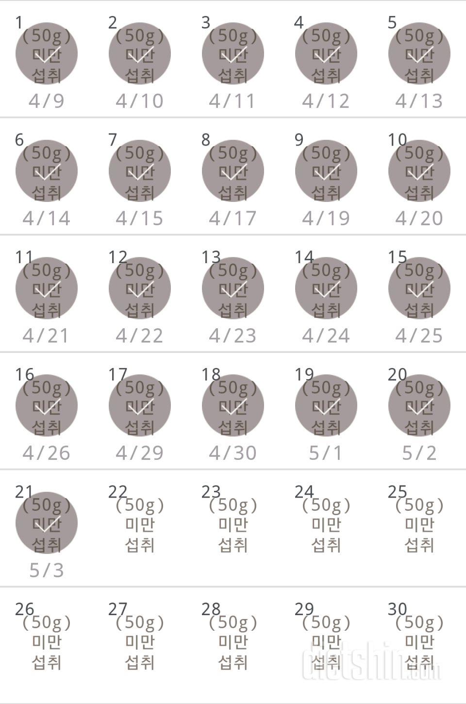 30일 당줄이기 51일차 성공!