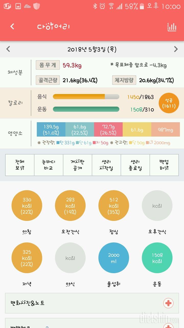 30일 하루 2L 물마시기 14일차 성공!