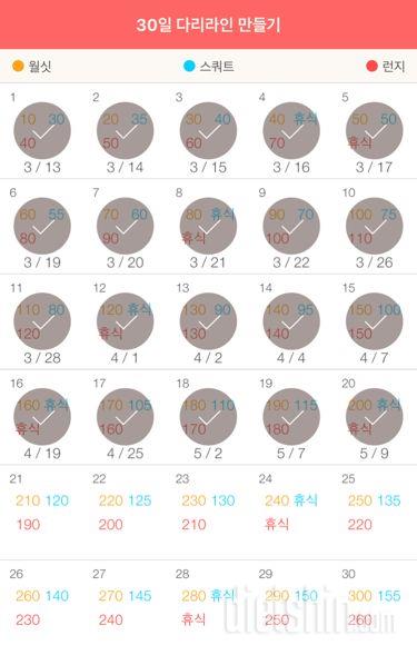 30일 다리라인 만들기 20일차 성공!