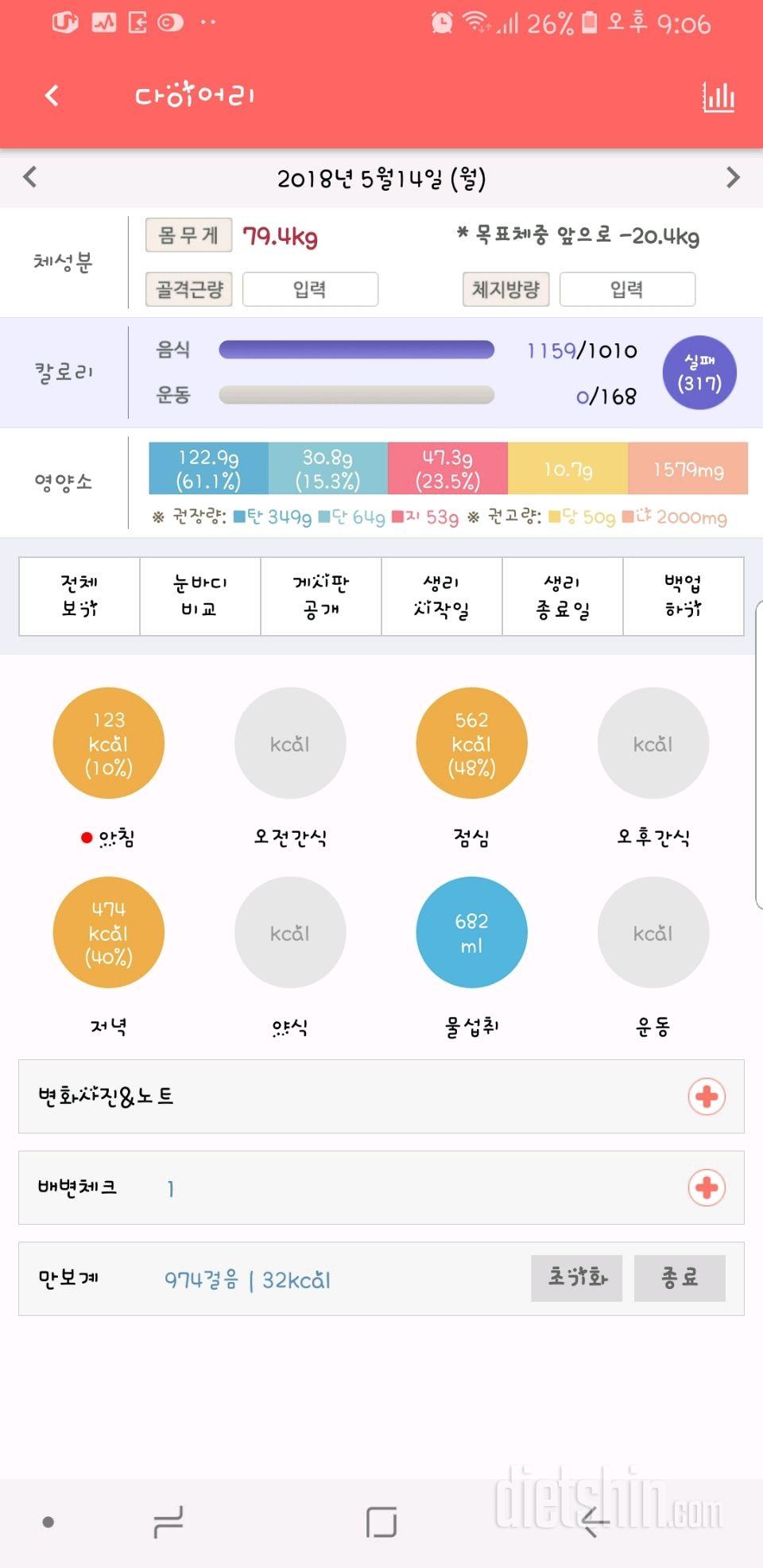 30일 당줄이기 35일차 성공!