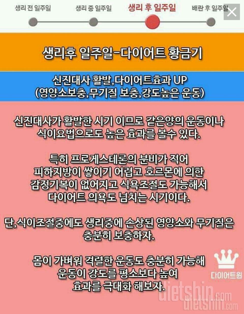 📖 다이어트와 생리의 관계 !