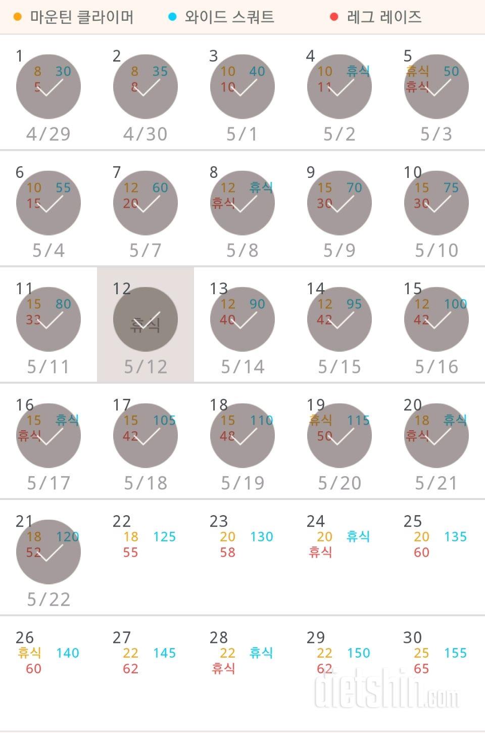 30일 체지방 줄이기 111일차 성공!