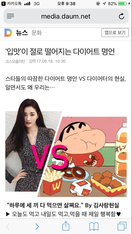 스타들의 따끔한 다이어트 명언 VS 다이어터의 현실