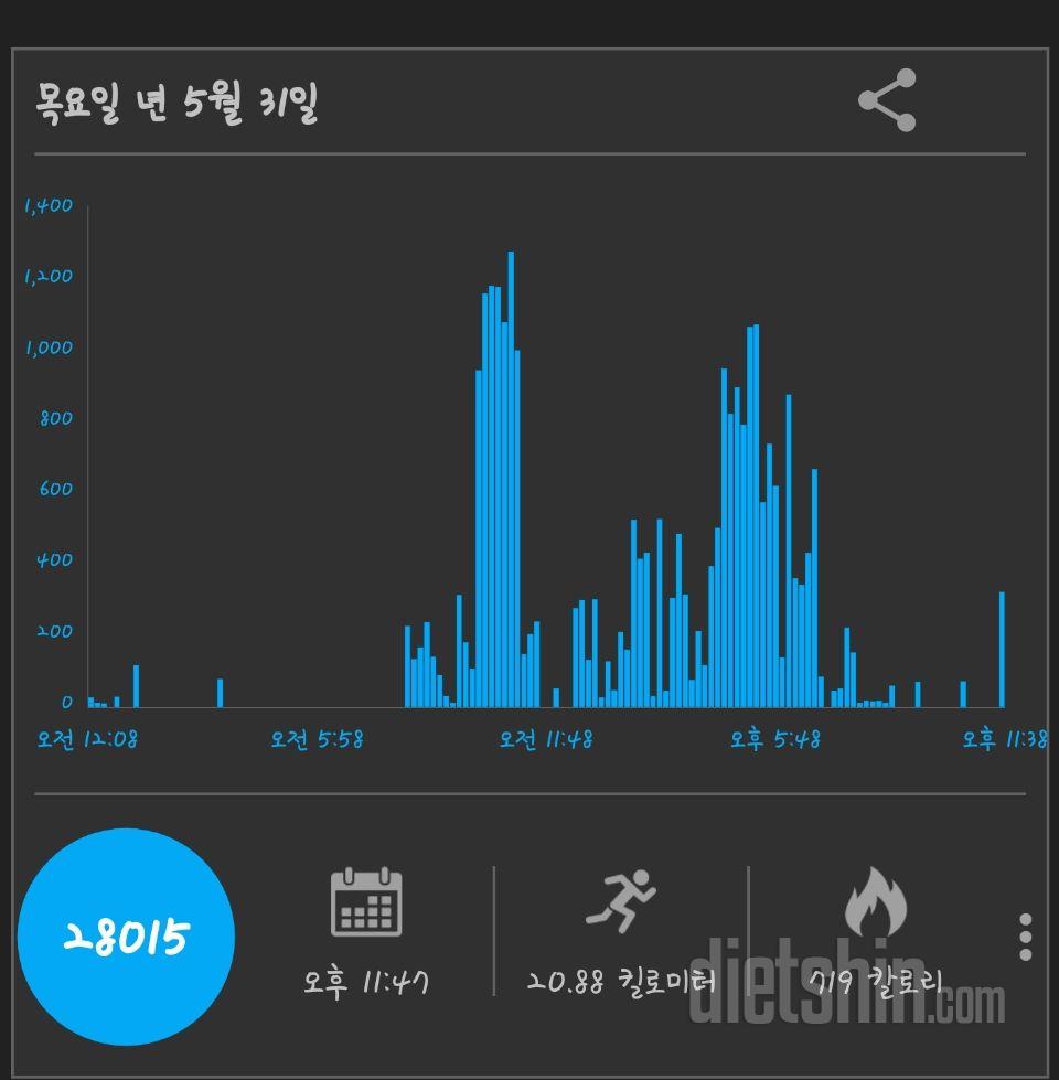 30일 만보 걷기 57일차 성공!